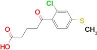 5-(2-Chloro-4-(methylthio)phenyl)-5-oxovaleric acid