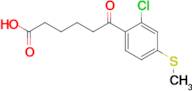 6-[2-Chloro-4-(methylthio)phenyl]-6-oxohexanoic acid