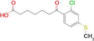 7-[2-Chloro-4-(methylthio)phenyl]-7-oxoheptanoic acid