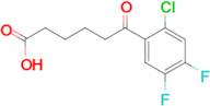 6-(2-Chloro-4,5-difluorophenyl)-6-oxohexanoic acid