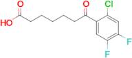 7-(2-Chloro-4,5-difluorophenyl)-7-oxoheptanoic acid