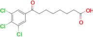 8-(3,4,5-Trichlorophenyl)-8-oxooctanoic acid