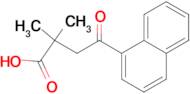 2,2-Dimethyl-4-(1-naphthyl)-4-oxobutyric acid