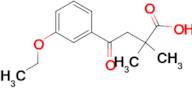 2,2-Dimethyl-4-(3-ethoxyphenyl)-4-oxobutyric acid