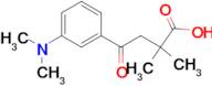 2,2-Dimethyl-4-[3-(N,N-dimethylamino)phenyl]-4-oxobutyric acid