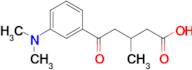 5-[3-(N,N-Dimethylamino)phenyl]-3-methyl-5-oxovaleric acid