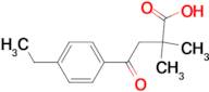 2,2-Dimethyl-4-(4-ethylphenyl)-4-oxobutyric acid