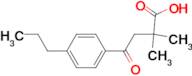 2,2-Dimethyl-4-oxo-4-(4-n-propylphenyl)butyric acid