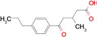 3-Methyl-5-oxo-5-(4-n-propylphenyl)valeric acid