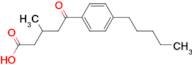 3-Methyl-5-oxo-5-(4-n-pentylphenyl)valeric acid