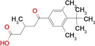 5-(4-tert-Butyl-3,5-dimethylphenyl)-3-methyl-5-oxovaleric acid