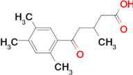 3-Methyl-5-oxo-5-(2,4,5-trimethylphenyl)valeric acid