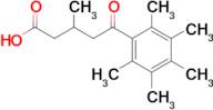 3-Methyl-5-oxo-5-(2,3,4,5,6-pentamethylphenyl)valeric acid