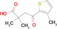 2,2-Dimethyl-4-(3-methyl-2-thienyl)-4-oxobutyric acid