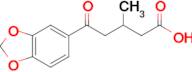 3-Methyl-5-[3,4-(methylenedioxy)phenyl]-5-oxovaleric acid