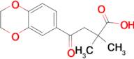 2,2-Dimethyl-4-[3,4-(ethylenedioxy)phenyl]-4-oxobutyric acid