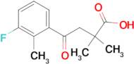 2,2-Dimethyl-4-(3-fluoro-2-methylphenyl)-4-oxobutyric acid