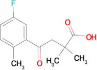 2,2-Dimethyl-4-(5-fluoro-2-methylphenyl)-4-oxobutyric acid