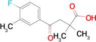 2,2-Dimethyl-4-(4-fluoro-3-methylphenyl)-4-oxobutyric acid