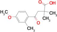 2,2-Dimethyl-4-(4-methoxy-2-methylphenyl)-4-oxobutyric acid