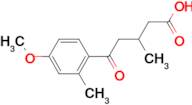 5-(4-Methoxy-2-methylphenyl)-3-methyl-5-oxovaleric acid