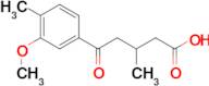 5-(3-Methoxy-4-methylphenyl)-3-methyl-5-oxovaleric acid