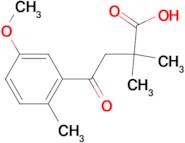 2,2-Dimethyl-4-(5-methoxy-2-methylphenyl)-4-oxobutyric acid