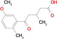 5-(5-Methoxy-2-methylphenyl)-3-methyl-5-oxovaleric acid