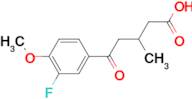 5-(3-Fluoro-4-methoxyphenyl)-3-methyl-5-oxovaleric acid