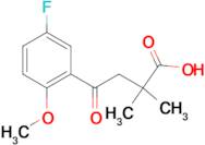 2,2-Dimethyl-4-(5-fluoro-2-methoxyphenyl)-4-oxobutyric acid