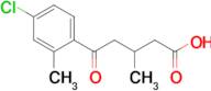 5-(4-Chloro-2-methylphenyl)-3-methyl-5-oxovaleric acid