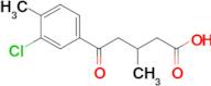 5-(3-Chloro-4-methylphenyl)-3-methyl-5-oxovaleric acid