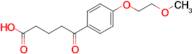 5-[4-(2-Methoxyethoxy)phenyl]-5-oxovaleric acid