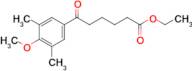 ethyl 6-(3,5-dimethyl-4-methoxyphenyl)-6-oxohexanoate