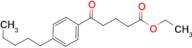 ethyl 5-oxo-5-(4-n-pentylphenyl)valerate
