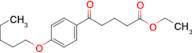 ethyl 5-oxo-5-(4-pentyloxyphenyl)valerate