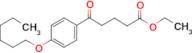 ethyl 5-(4-hexyloxyphenyl)-5-oxovalerate