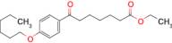 ethyl 7-(4-hexyloxyphenyl)-7-oxoheptanoate