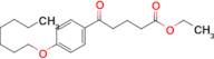 ethyl 5-(4-heptyloxyphenyl)-5-oxovalerate