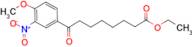 Ethyl 8-(4-methoxy-3-nitrophenyl)-8-oxooctanoate