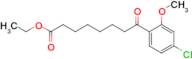 Ethyl 8-(4-Chloro-2-methoxyphenyl)-8-oxooctanoate