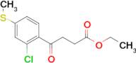 Ethyl 4-(2-Chloro-4-(methylthio)phenyl)-4-oxobutanoate