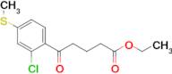 Ethyl 5-[2-Chloro-4-(methylthio)phenyl]-5-oxovalerate