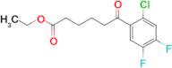 Ethyl 6-(2-Chloro-4,5-difluorophenyl)-6-oxohexanoate