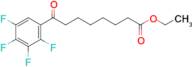 Ethyl 8-(2,3,4,5-tetrafluorophenyl)-8-oxooctanoate