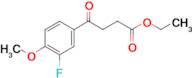 Ethyl 4-(3-fluoro-4-methoxyphenyl)-4-oxobutanoate