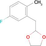 5-Fluoro-2-methyl (1,3-dioxolan-2-ylmethyl)benzene