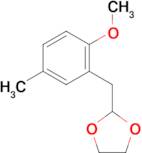 2-methoxy-5-methyl(1,3-dioxolan-2-ylmethyl)benzene