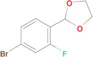1-Bromo-4-(1,3-dioxolan-2-yl)-3-fluorobenzene