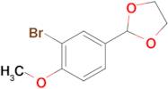 1-Bromo-5-(1,3-dioxolan-2-yl)-2-methoxybenzene